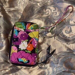 Vera Bradley Floral Wristlet